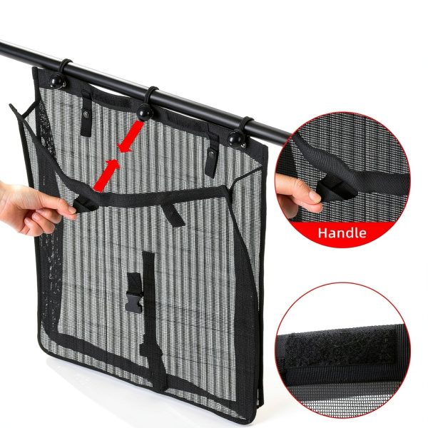 UTV Trash Bag OFIG PVC Mesh Adjustable Bag-5