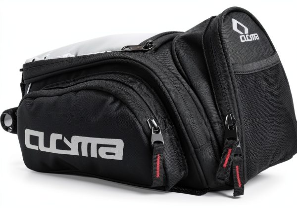 CUCYMA Motorcycle Tank Bag Polyester Strap-on-0