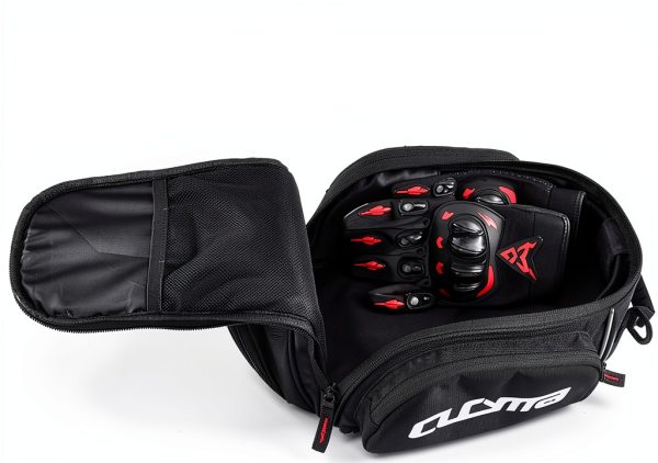 CUCYMA Motorcycle Tank Bag Polyester Strap-on-3