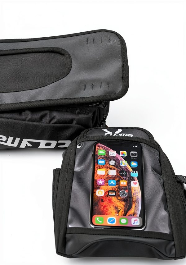 CUCYMA Motorcycle Tank Bag Polyester Strap-on-2