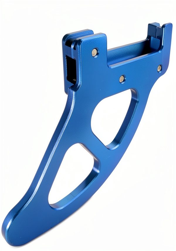 Rear Brake Disc Guard Power Parts Blue Aircraft Aluminium Glossy-1