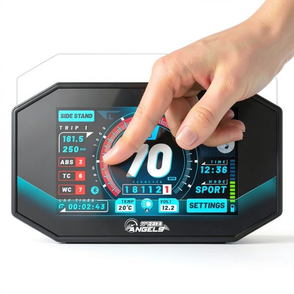 Speedo Angels Nano Glass Dashboard Protector for CBR650R 2024 Pack-4