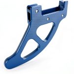Rear Brake Disc Guard Power Parts Blue Aircraft Aluminium Glossy-0