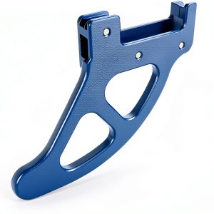 Rear Brake Disc Guard Power Parts Blue Aircraft Aluminium Glossy-0
