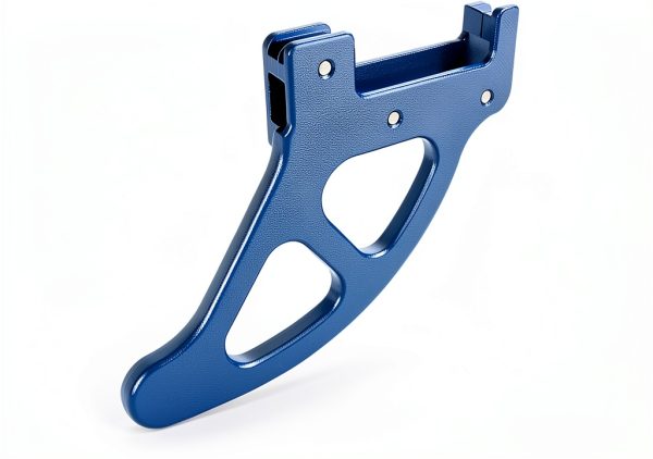 Rear Brake Disc Guard Power Parts Blue Aircraft Aluminium Glossy-0