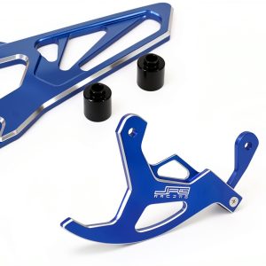 JFG RACING Rear Disc Guard for YZ250/450 Dirt Bikes Aluminum Blue-0