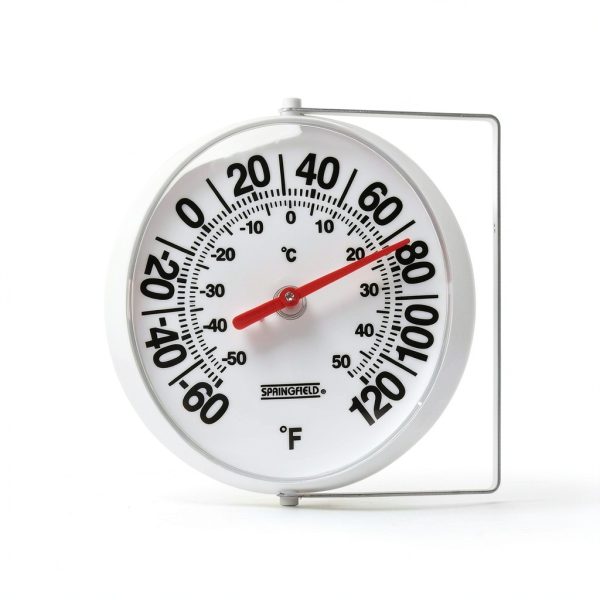 Springfield Big and Bold Thermometer Mounting Bracket, White 5.25in-3