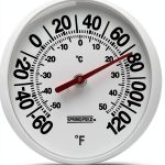 Springfield Big and Bold Thermometer Mounting Bracket, White 5.25in-0