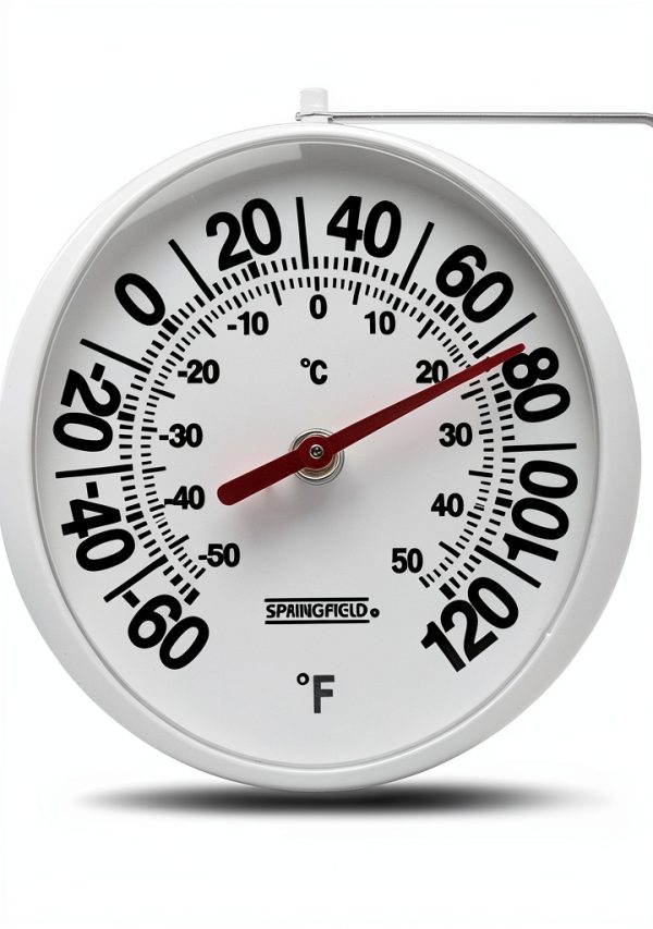 Springfield Big and Bold Thermometer Mounting Bracket, White 5.25in-0